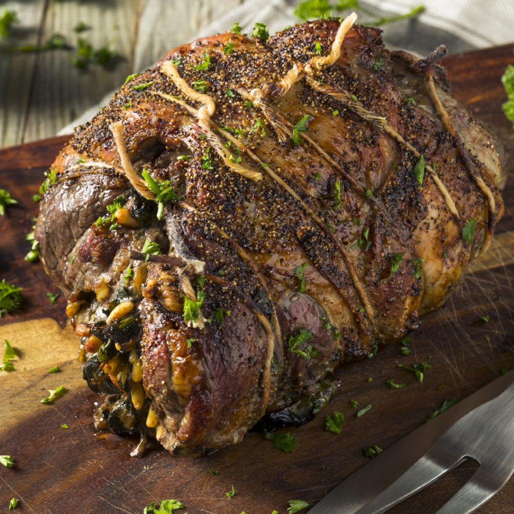 Mediterranean Stuffed Leg Of Lamb - New Zealand Spring Lamb